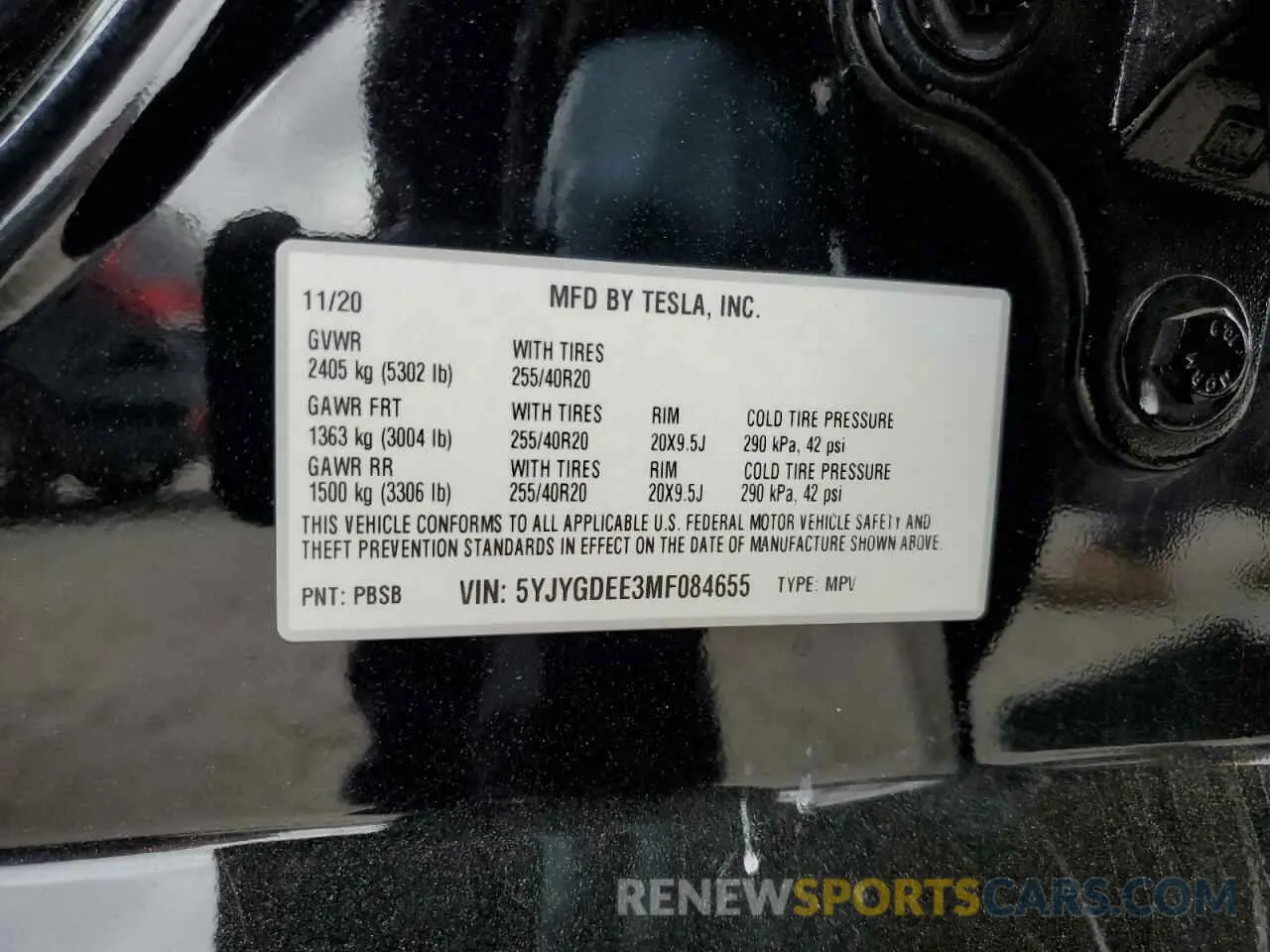 16 Фотография поврежденного автомобиля 5YJYGDEE3MF084655 TESLA MODEL Y 2021