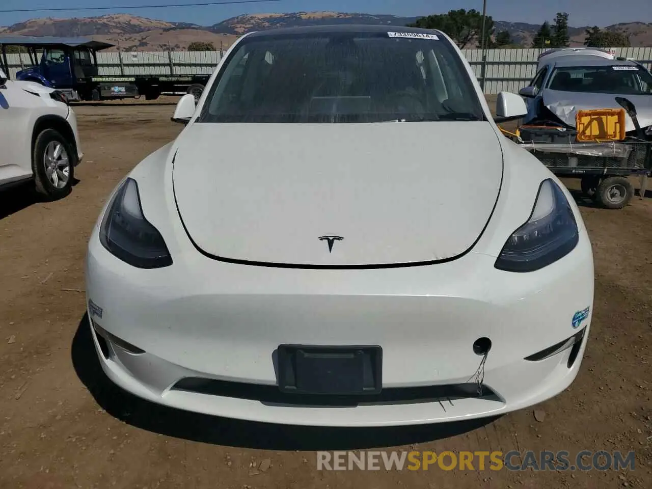 5 Фотография поврежденного автомобиля 5YJYGDEE3MF086177 TESLA MODEL Y 2021