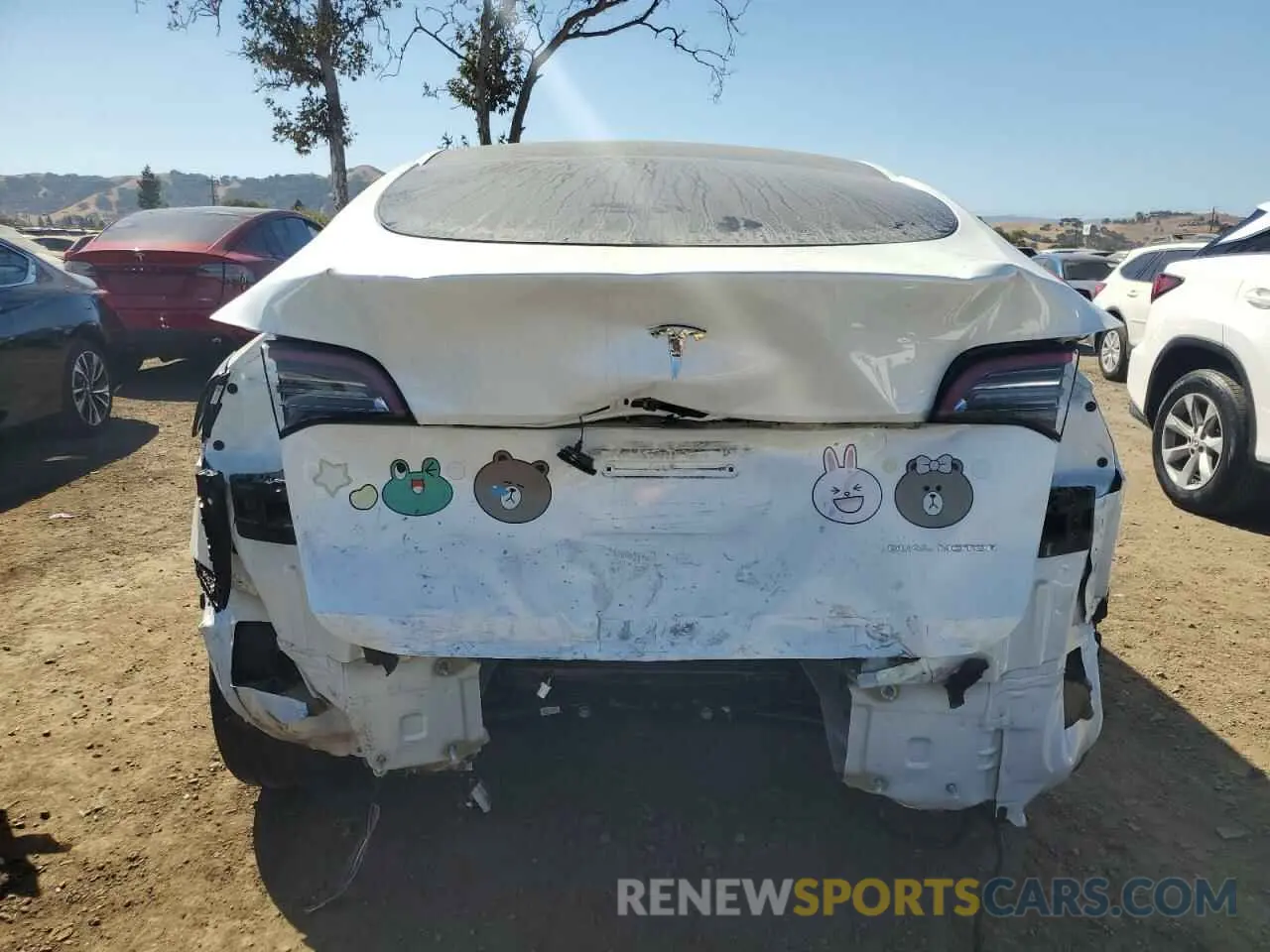 6 Фотография поврежденного автомобиля 5YJYGDEE3MF086177 TESLA MODEL Y 2021