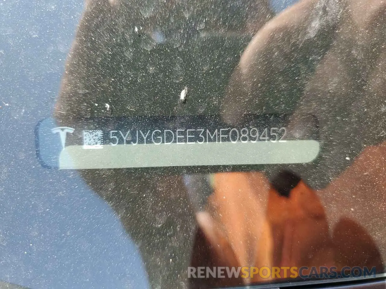 10 Photograph of a damaged car 5YJYGDEE3MF089452 TESLA MODEL Y 2021