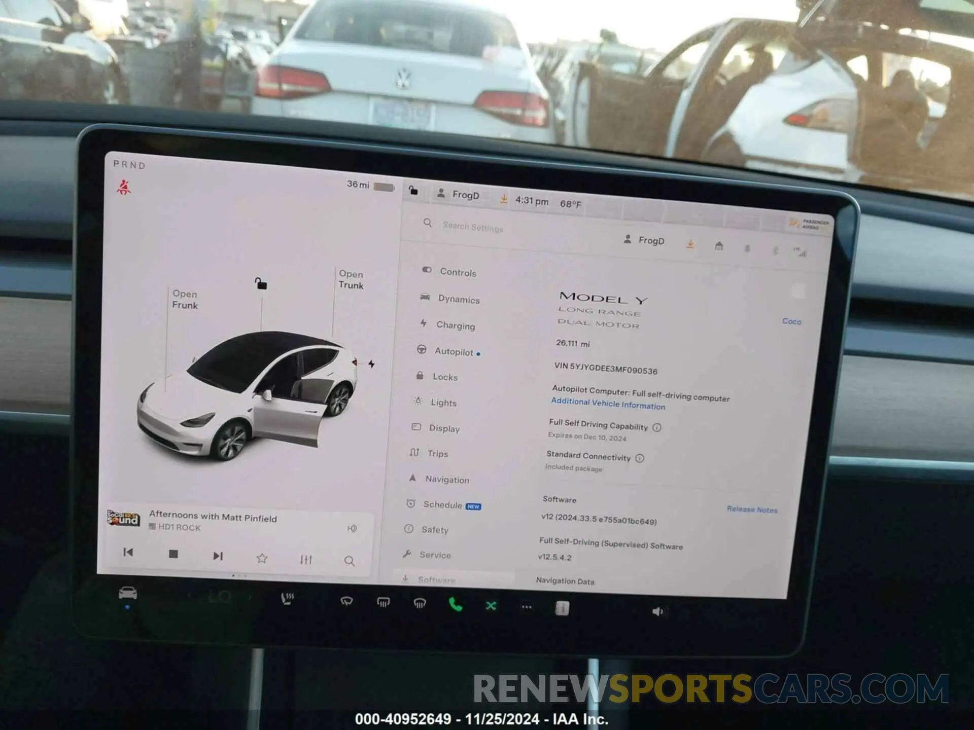 18 Фотография поврежденного автомобиля 5YJYGDEE3MF090536 TESLA MODEL Y 2021