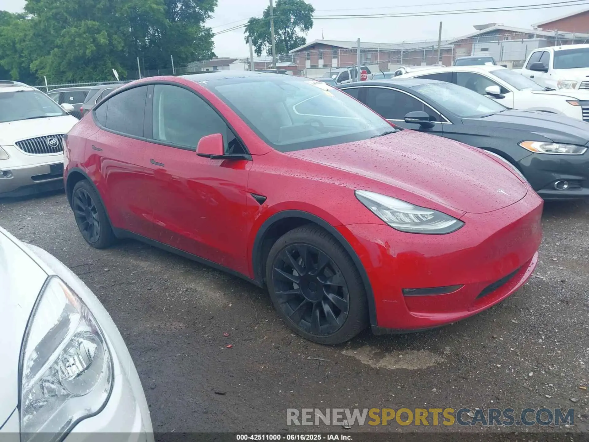 1 Фотография поврежденного автомобиля 5YJYGDEE3MF092447 TESLA MODEL Y 2021