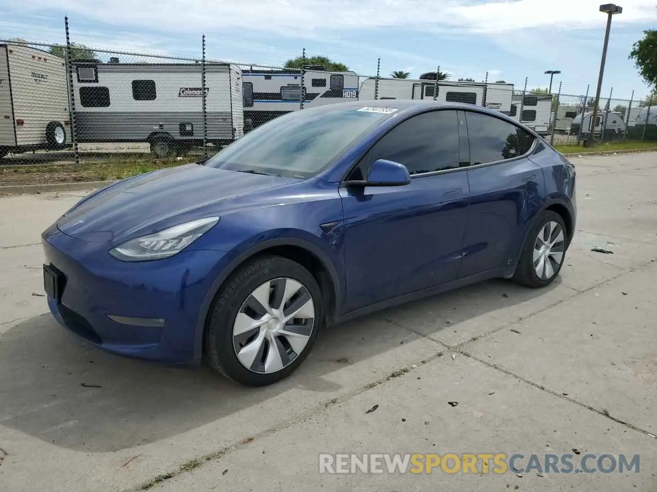 1 Фотография поврежденного автомобиля 5YJYGDEE3MF094165 TESLA MODEL Y 2021