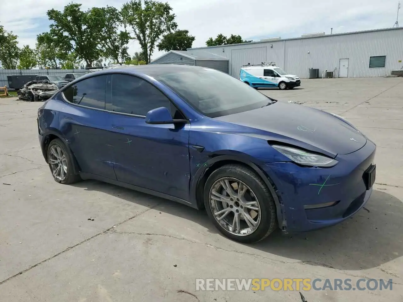 4 Фотография поврежденного автомобиля 5YJYGDEE3MF094165 TESLA MODEL Y 2021