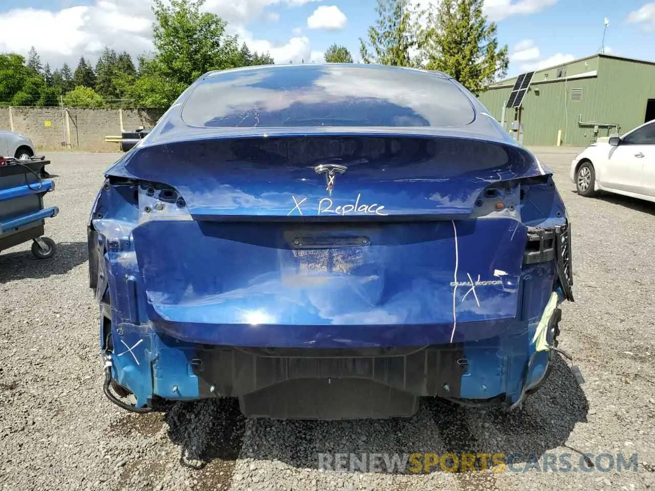 6 Photograph of a damaged car 5YJYGDEE3MF118867 TESLA MODEL Y 2021