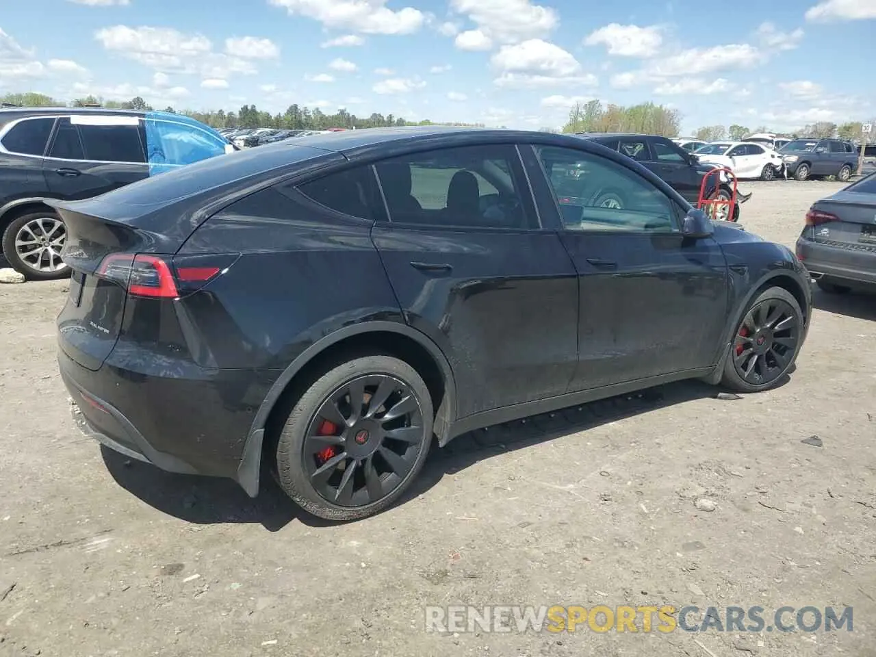 3 Фотография поврежденного автомобиля 5YJYGDEE3MF129657 TESLA MODEL Y 2021