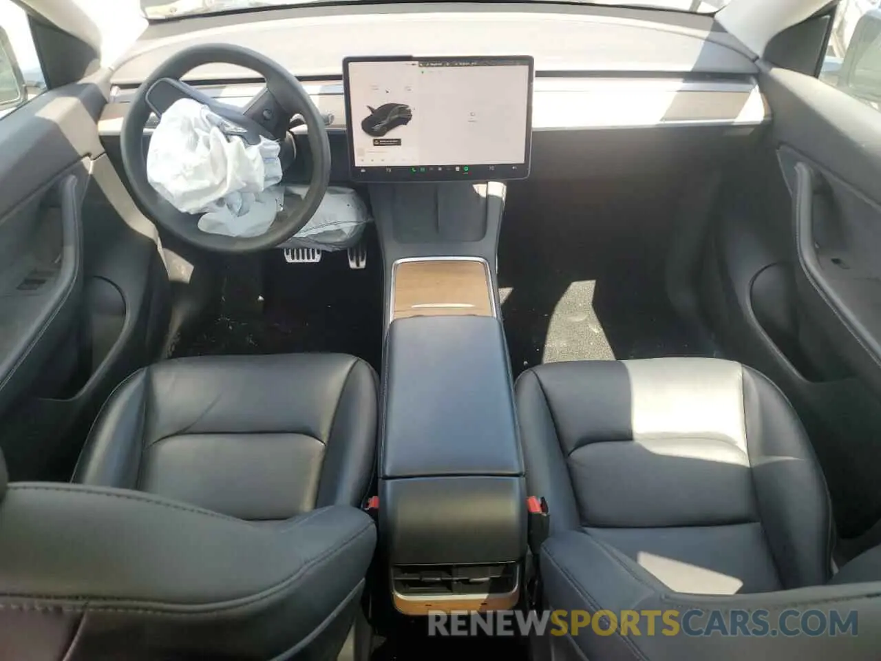 8 Фотография поврежденного автомобиля 5YJYGDEE3MF129657 TESLA MODEL Y 2021