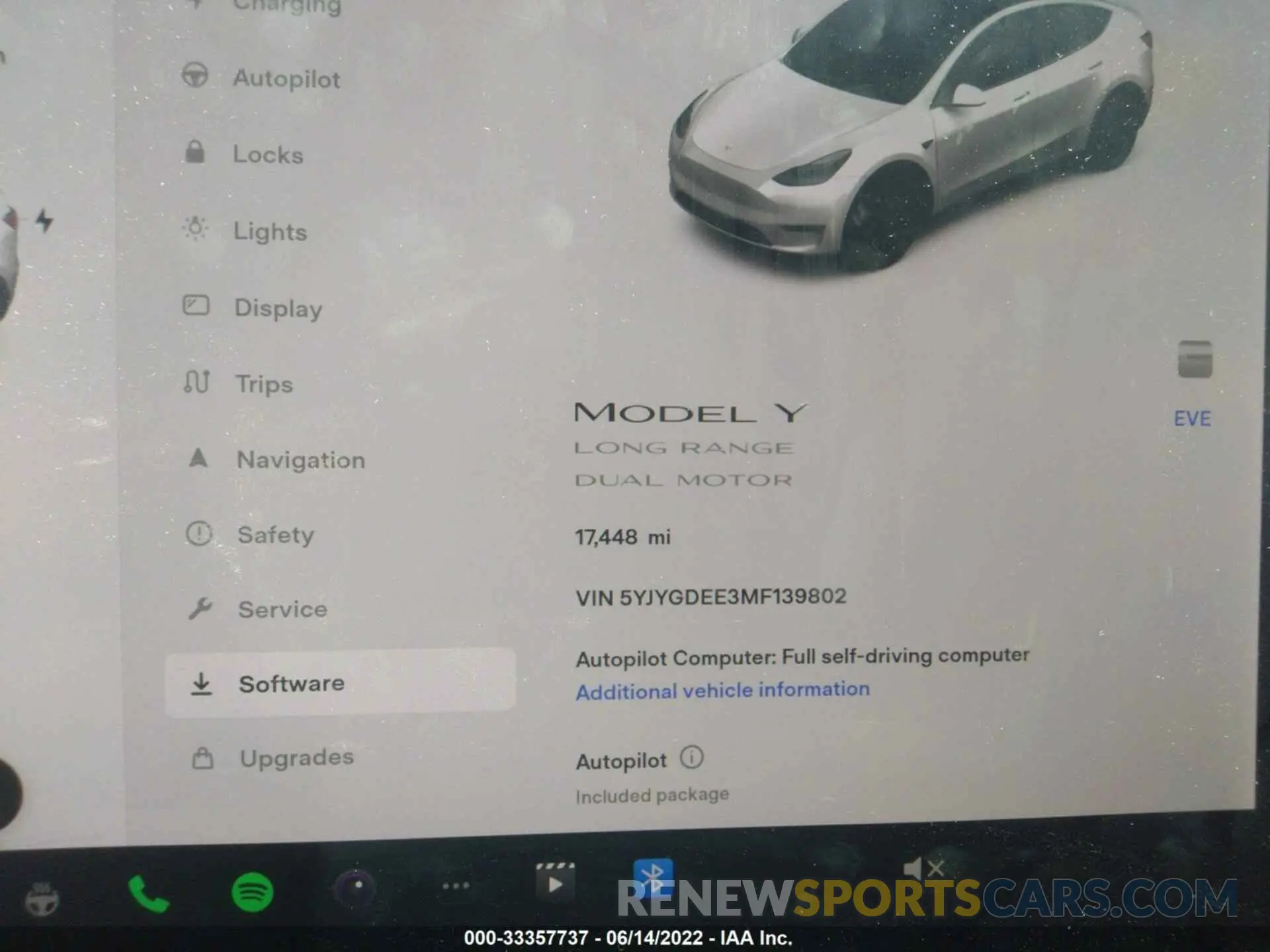 7 Photograph of a damaged car 5YJYGDEE3MF139802 TESLA MODEL Y 2021