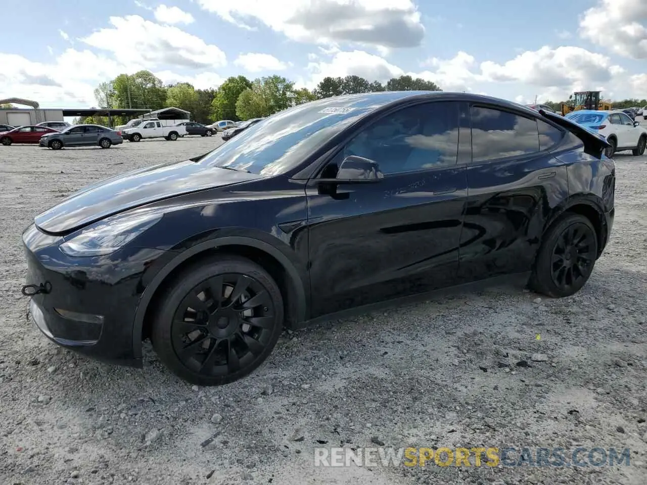 1 Photograph of a damaged car 5YJYGDEE3MF151481 TESLA MODEL Y 2021