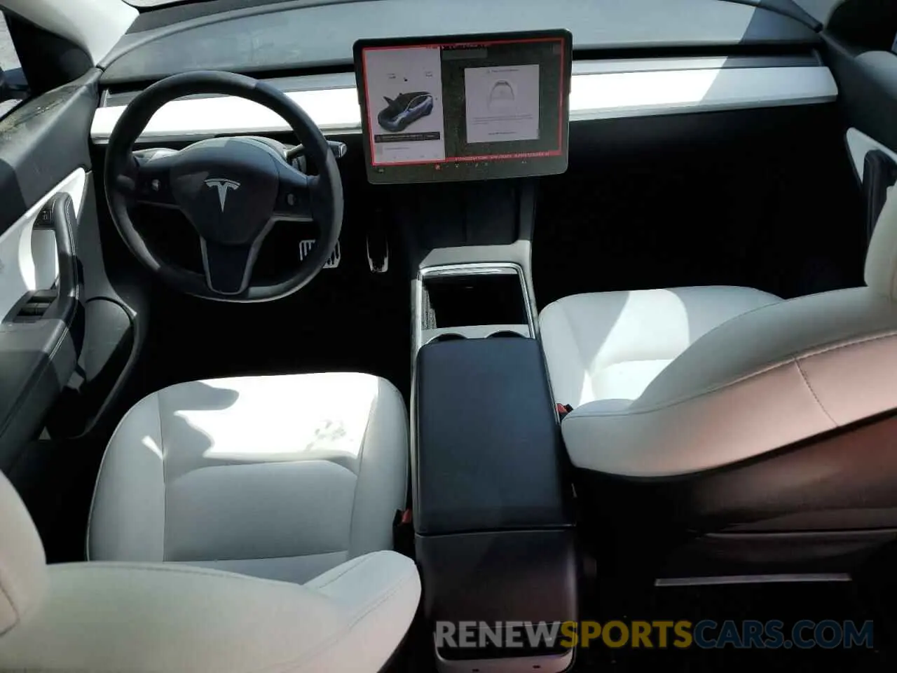 8 Photograph of a damaged car 5YJYGDEE3MF151481 TESLA MODEL Y 2021