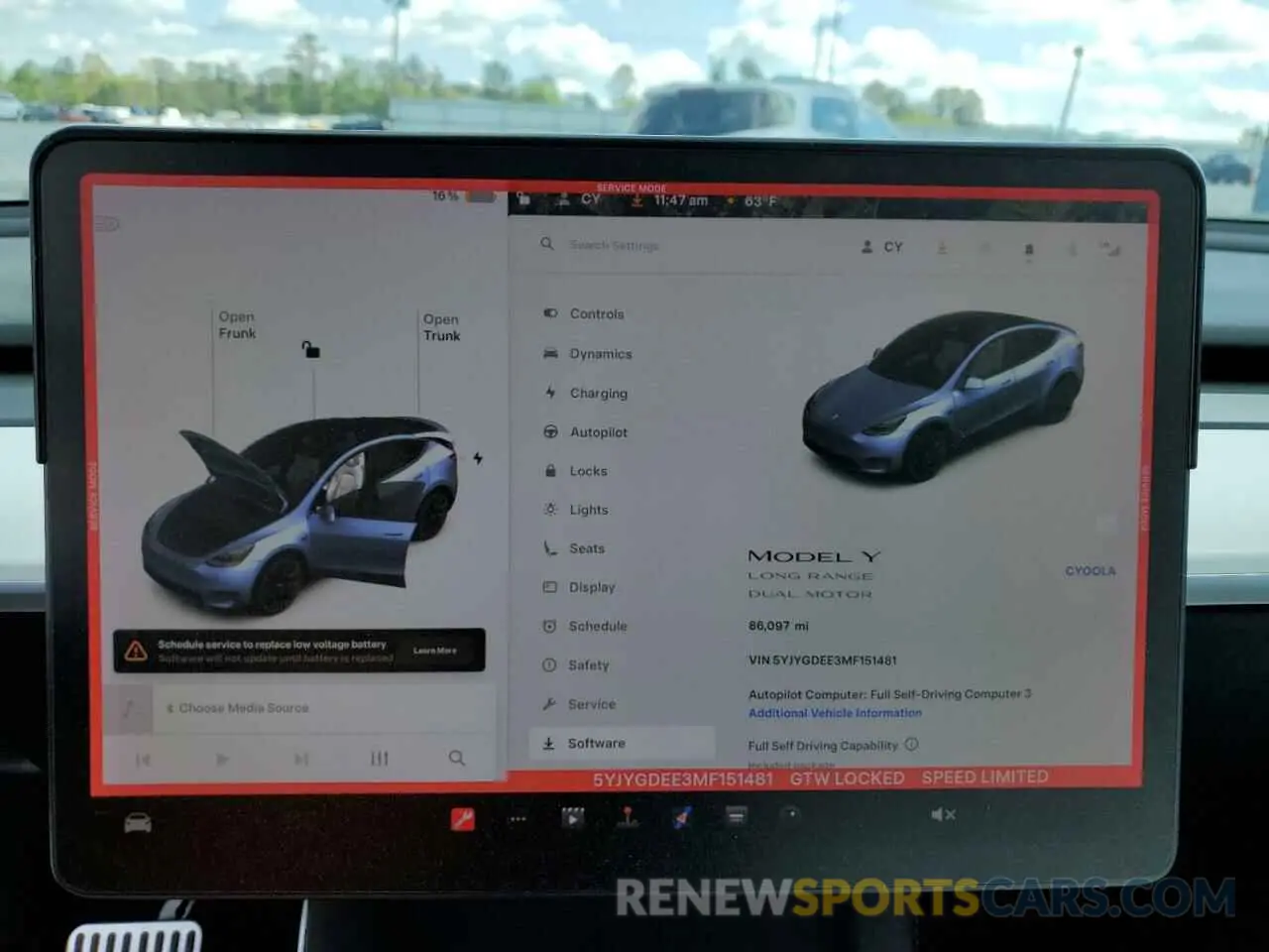 9 Photograph of a damaged car 5YJYGDEE3MF151481 TESLA MODEL Y 2021