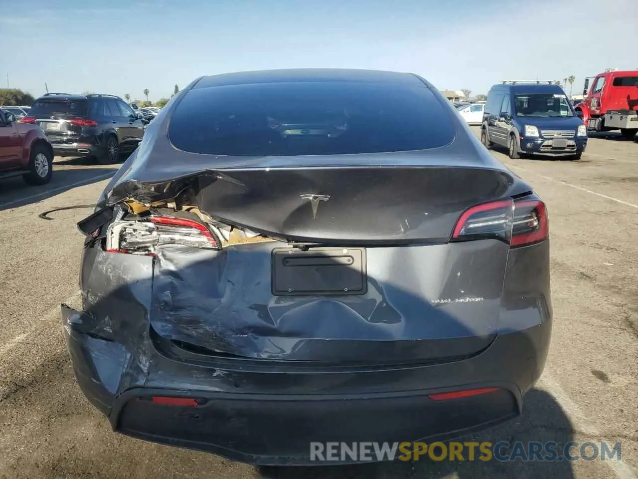 6 Фотография поврежденного автомобиля 5YJYGDEE3MF161542 TESLA MODEL Y 2021