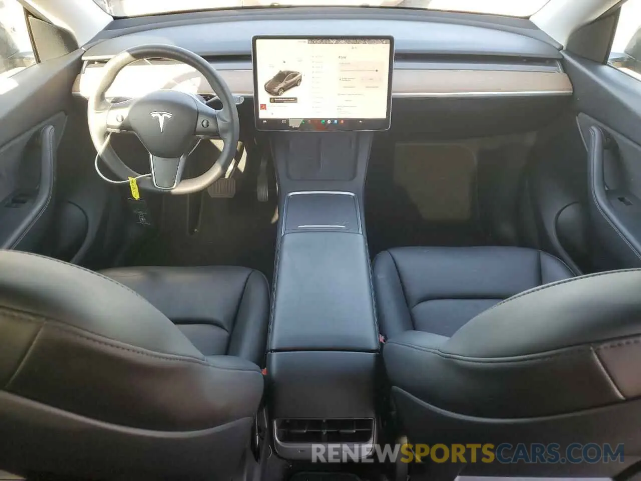 8 Фотография поврежденного автомобиля 5YJYGDEE3MF161542 TESLA MODEL Y 2021