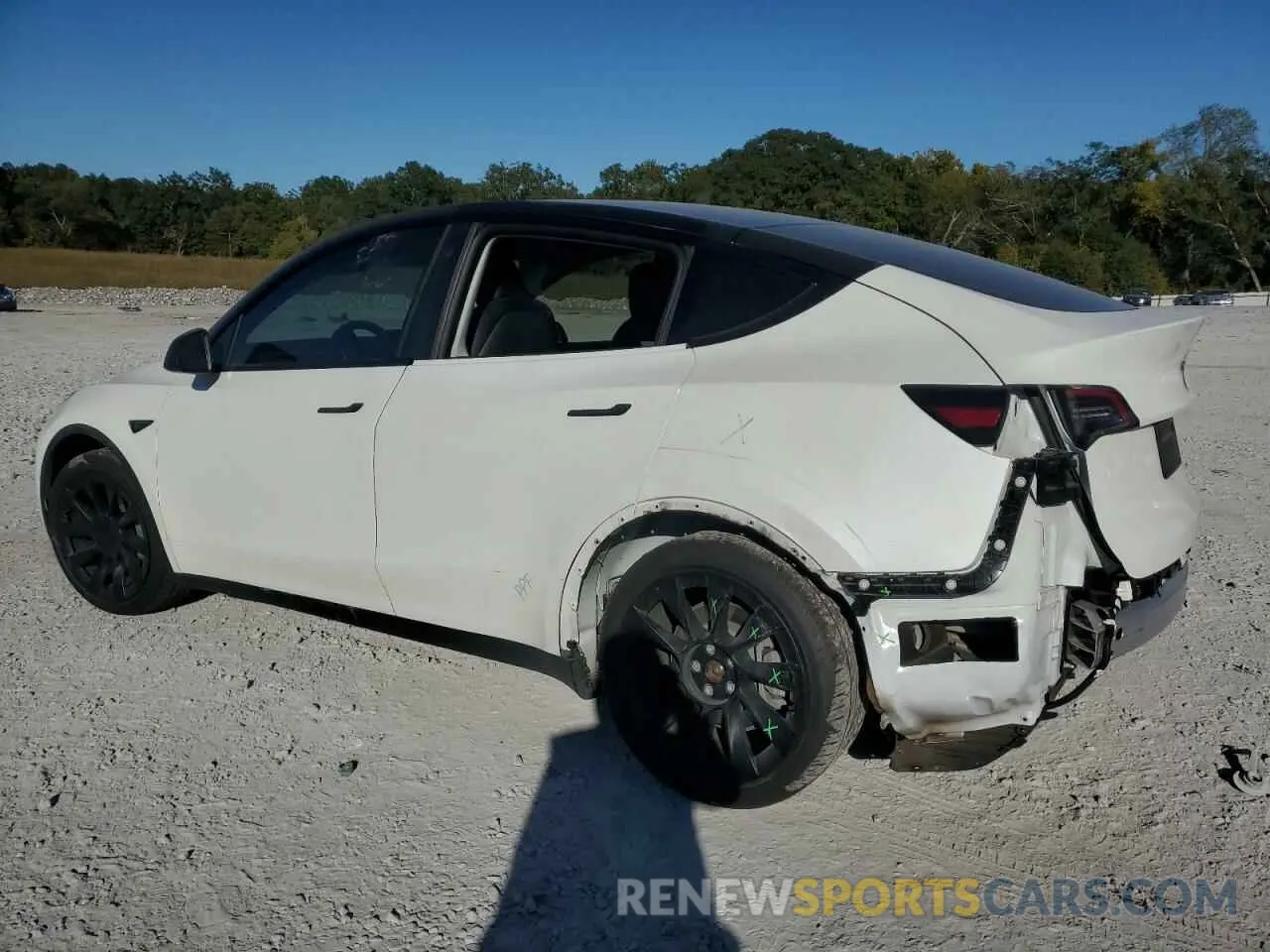 2 Фотография поврежденного автомобиля 5YJYGDEE3MF193889 TESLA MODEL Y 2021