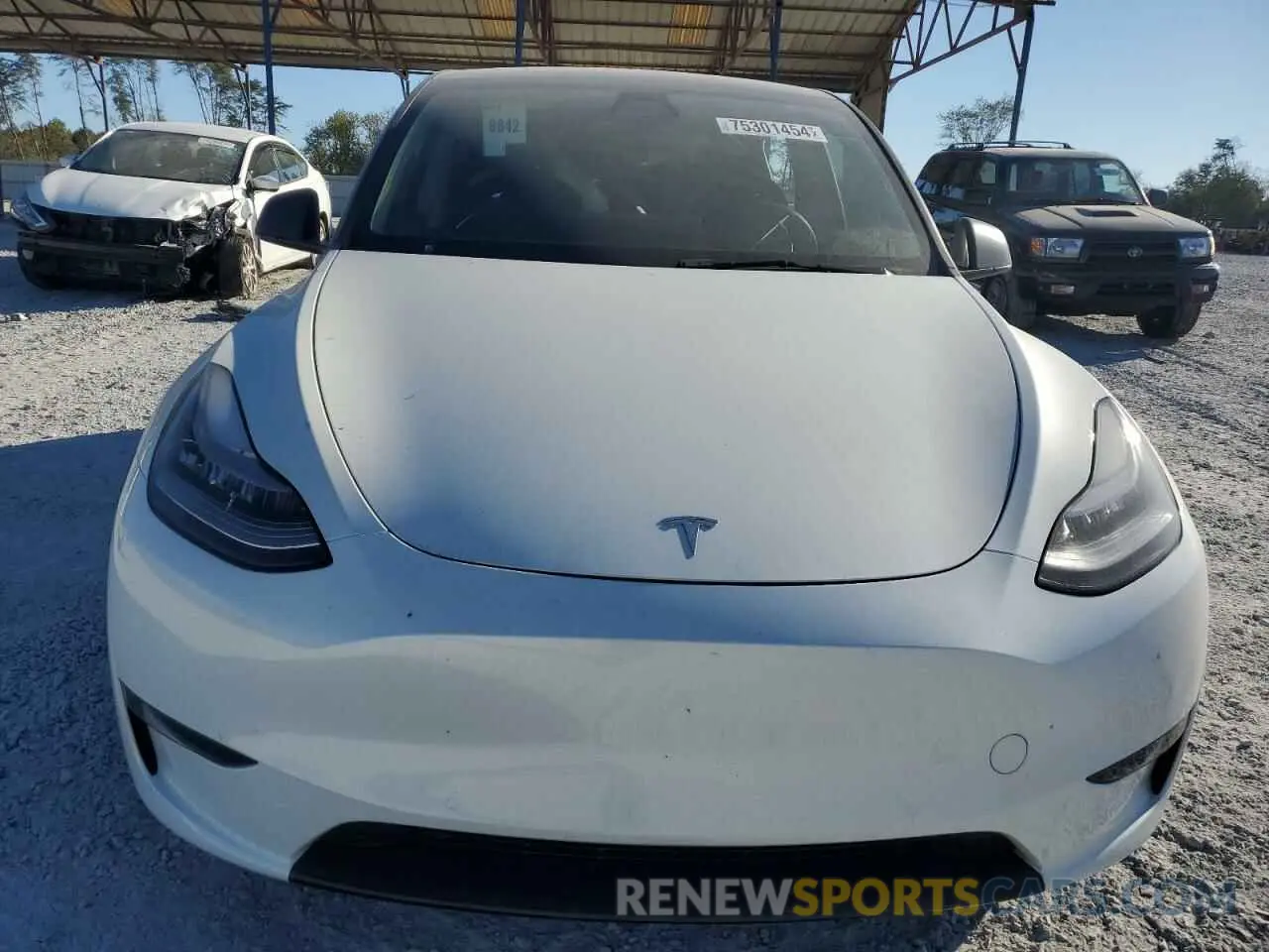 5 Фотография поврежденного автомобиля 5YJYGDEE3MF193889 TESLA MODEL Y 2021