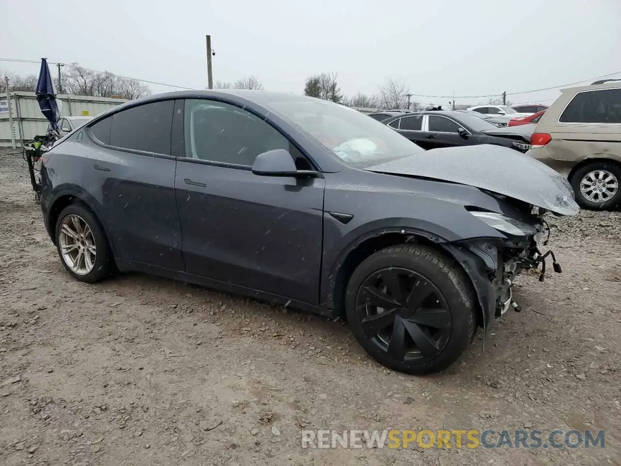 4 Фотография поврежденного автомобиля 5YJYGDEE3MF203725 TESLA MODEL Y 2021