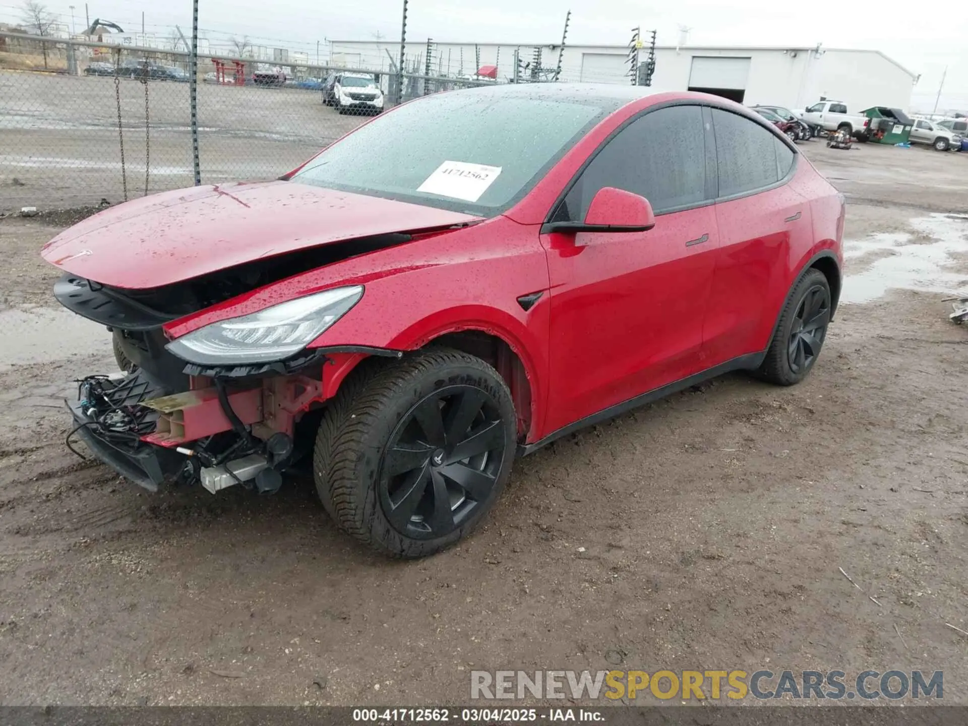 2 Фотография поврежденного автомобиля 5YJYGDEE3MF204941 TESLA MODEL Y 2021
