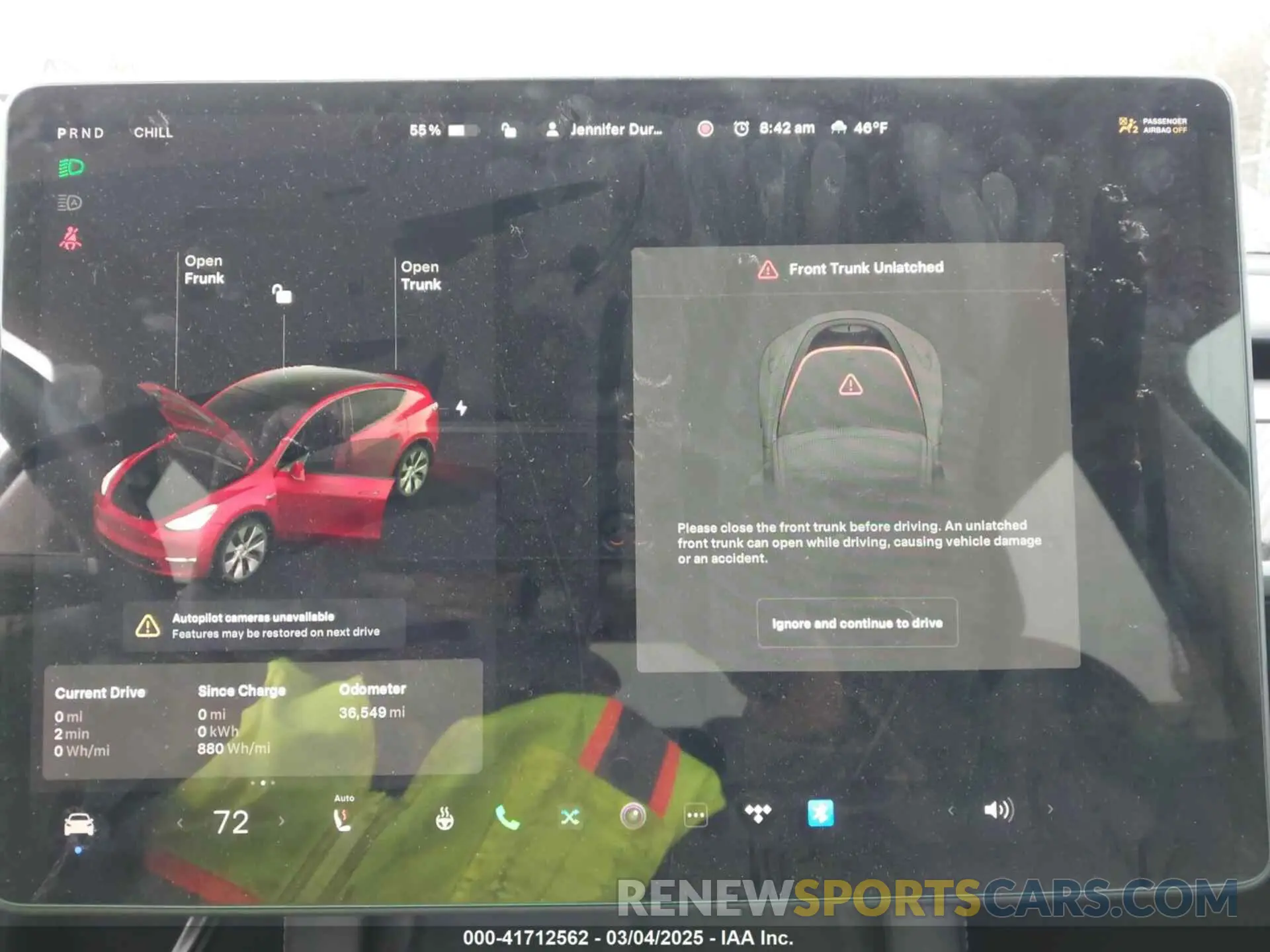7 Фотография поврежденного автомобиля 5YJYGDEE3MF204941 TESLA MODEL Y 2021