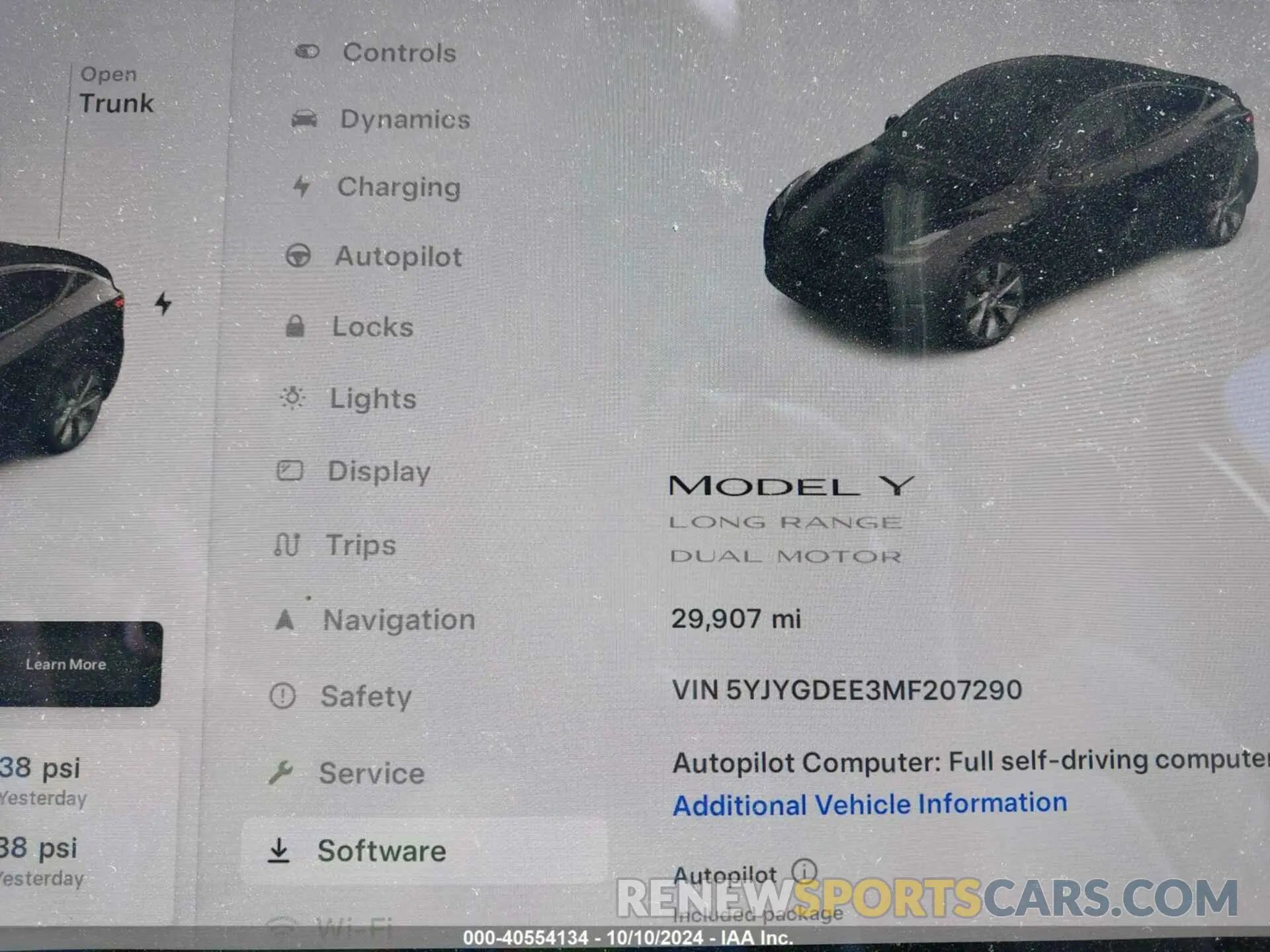 7 Photograph of a damaged car 5YJYGDEE3MF207290 TESLA MODEL Y 2021