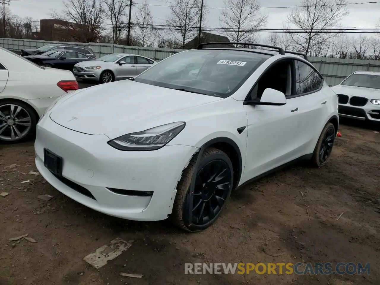 1 Фотография поврежденного автомобиля 5YJYGDEE3MF208729 TESLA MODEL Y 2021