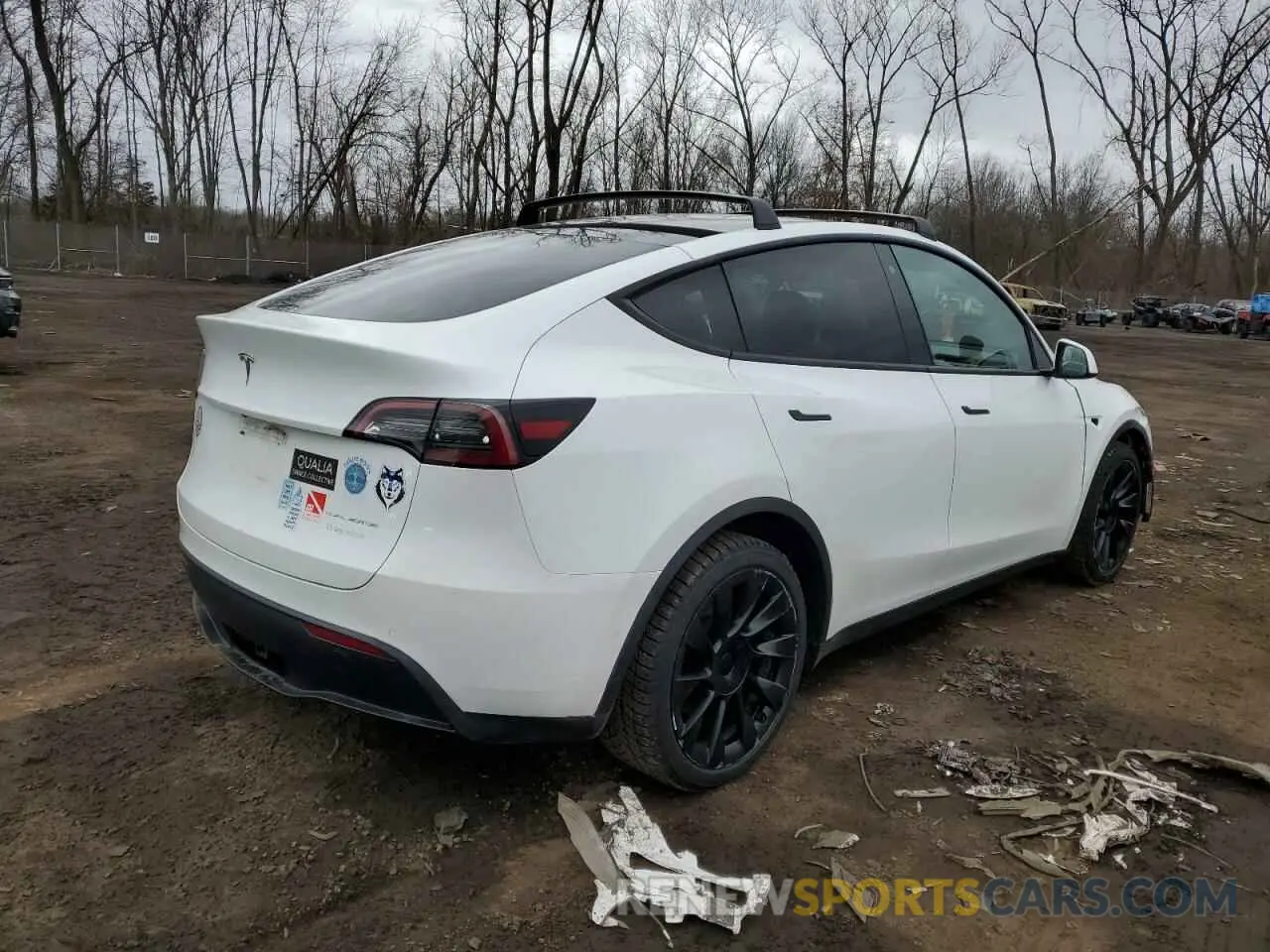 3 Фотография поврежденного автомобиля 5YJYGDEE3MF208729 TESLA MODEL Y 2021