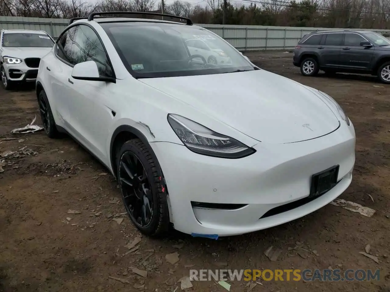 4 Фотография поврежденного автомобиля 5YJYGDEE3MF208729 TESLA MODEL Y 2021