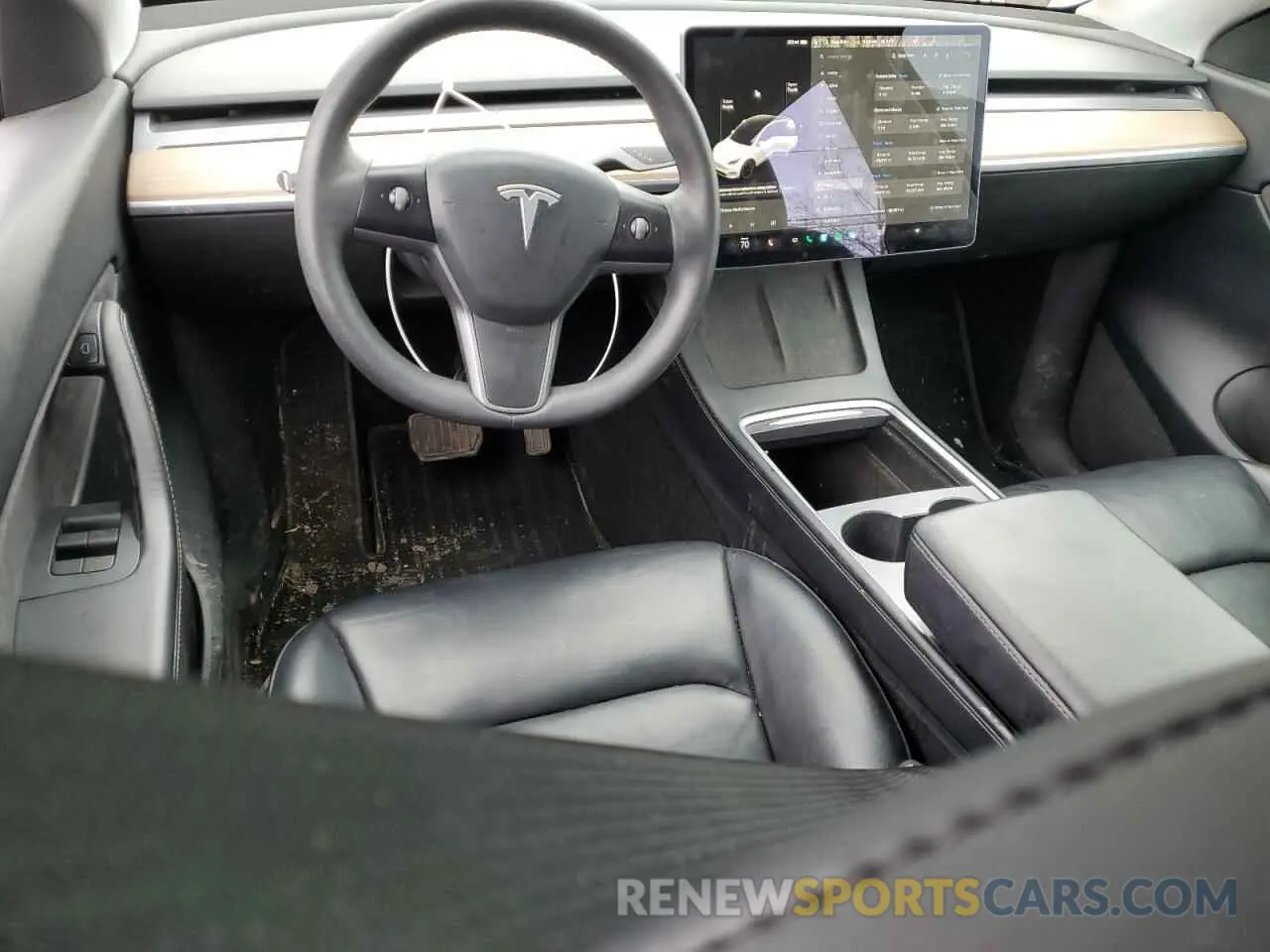 8 Фотография поврежденного автомобиля 5YJYGDEE3MF208729 TESLA MODEL Y 2021