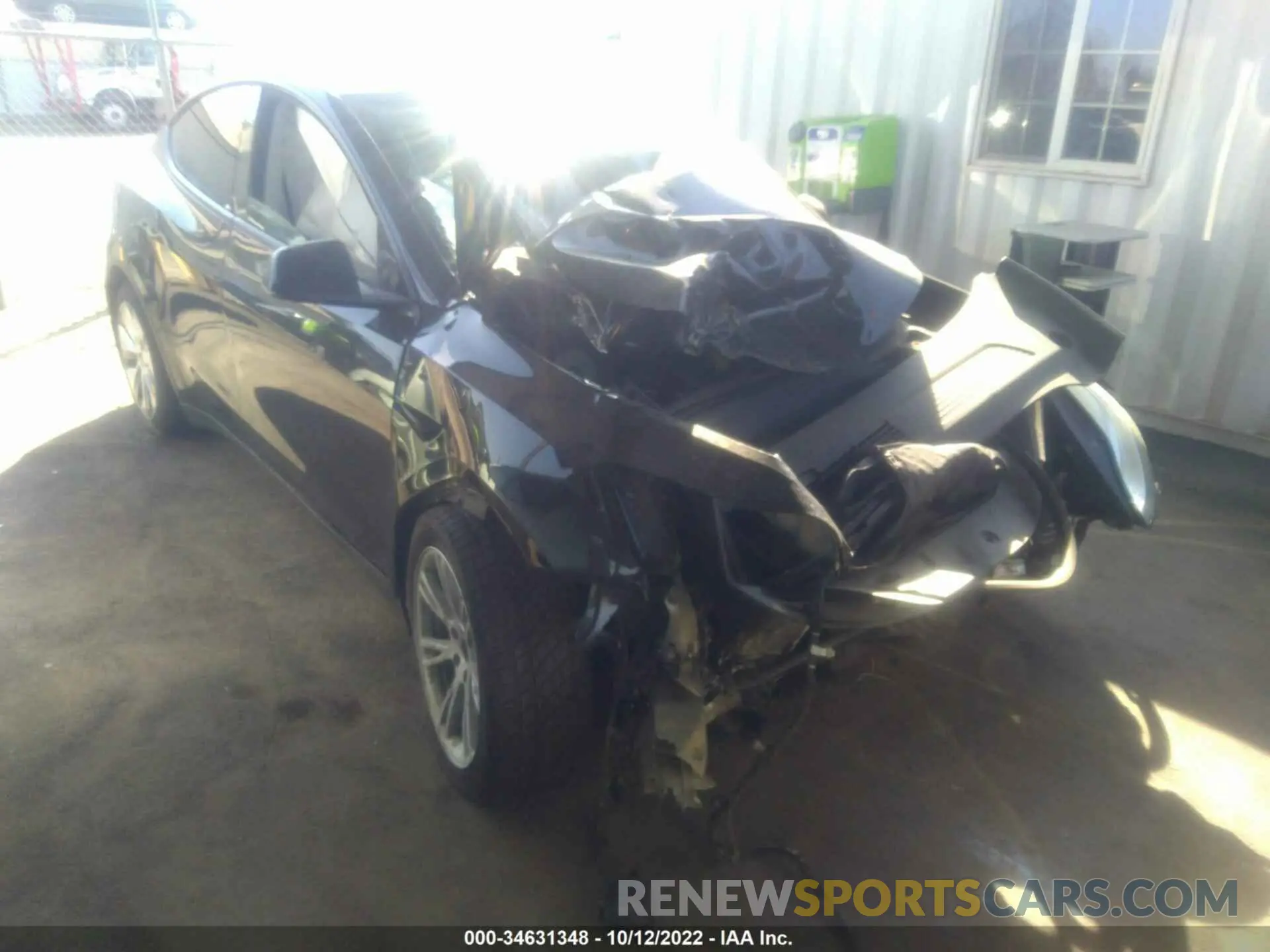 1 Фотография поврежденного автомобиля 5YJYGDEE3MF209184 TESLA MODEL Y 2021