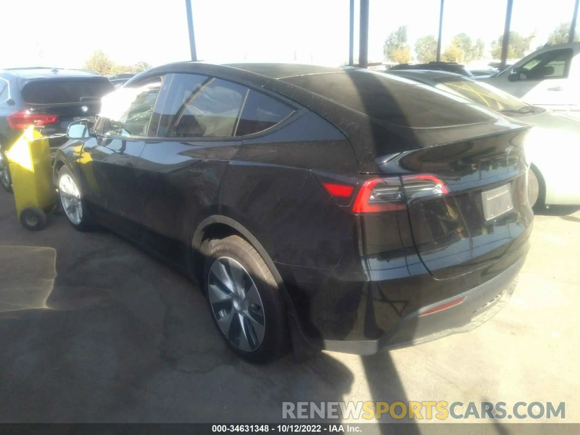 3 Фотография поврежденного автомобиля 5YJYGDEE3MF209184 TESLA MODEL Y 2021