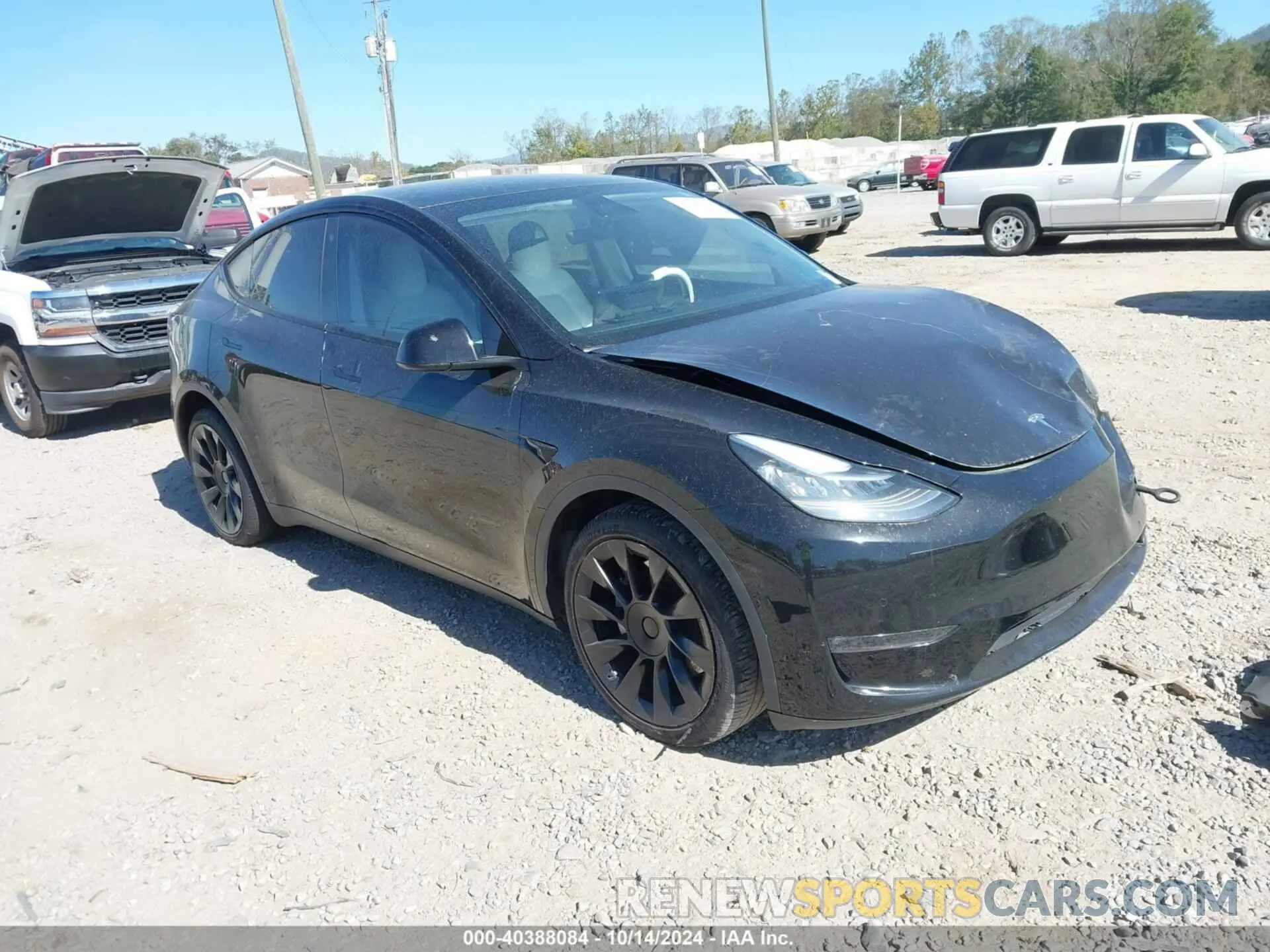 1 Фотография поврежденного автомобиля 5YJYGDEE3MF248485 TESLA MODEL Y 2021