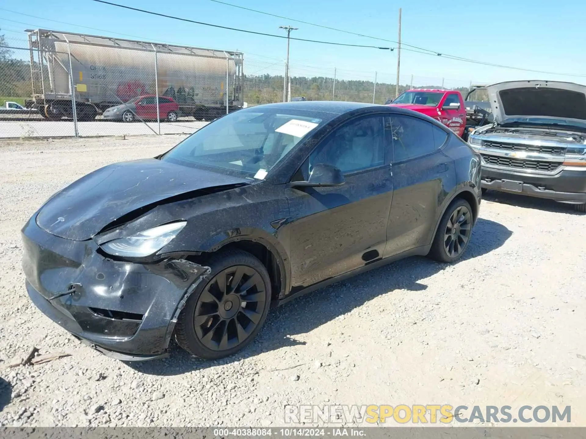 2 Фотография поврежденного автомобиля 5YJYGDEE3MF248485 TESLA MODEL Y 2021