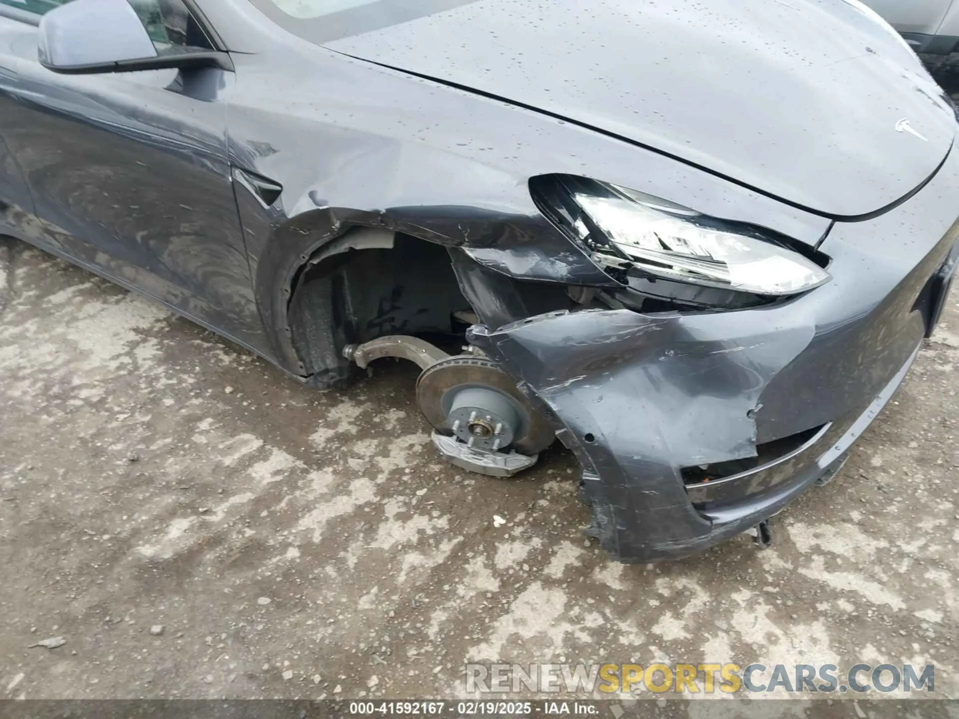 6 Photograph of a damaged car 5YJYGDEE3MF255744 TESLA MODEL Y 2021