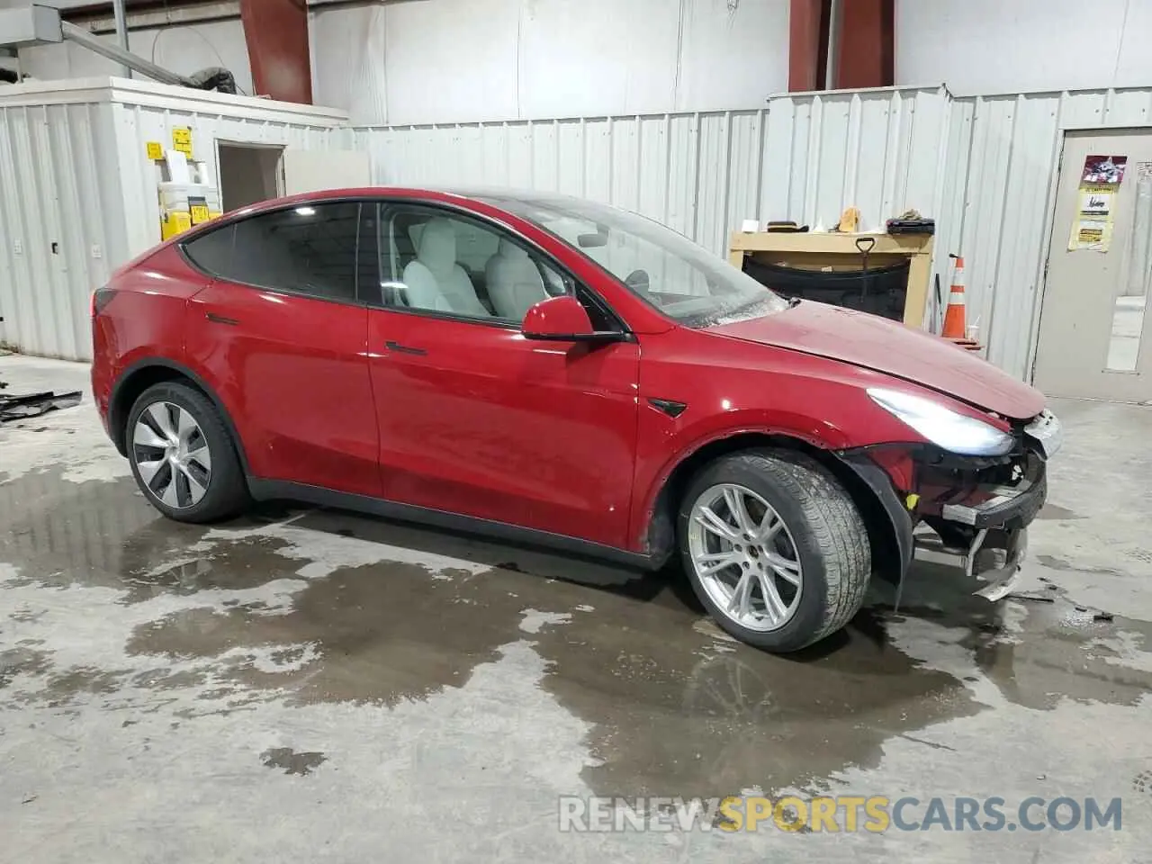 4 Фотография поврежденного автомобиля 5YJYGDEE3MF262953 TESLA MODEL Y 2021