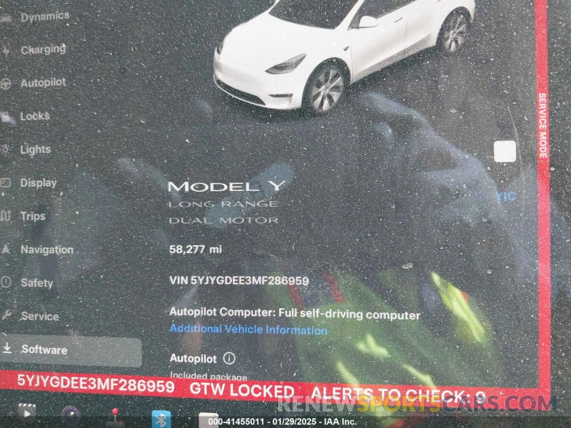 7 Photograph of a damaged car 5YJYGDEE3MF286959 TESLA MODEL Y 2021