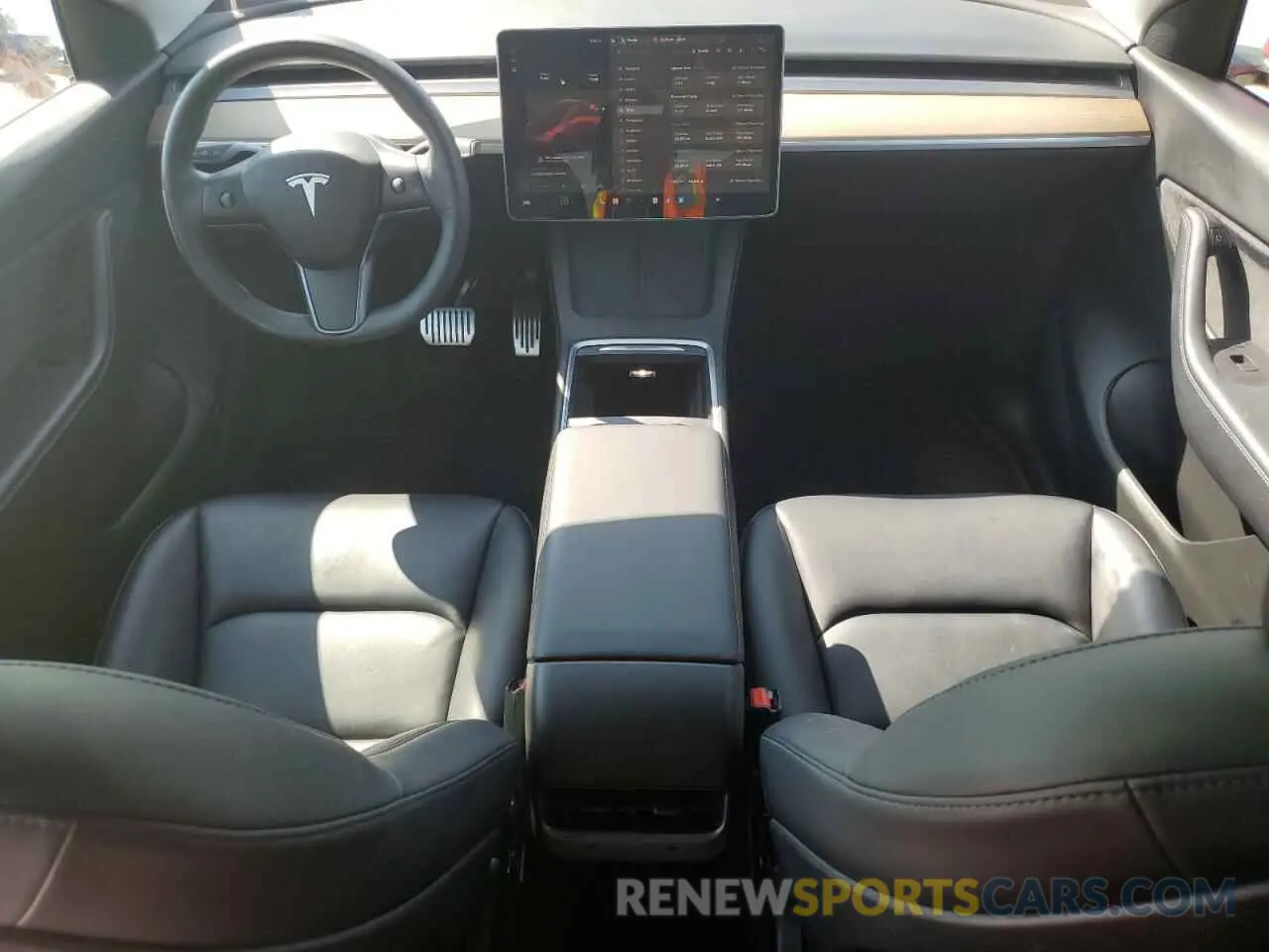 8 Фотография поврежденного автомобиля 5YJYGDEE3MF297590 TESLA MODEL Y 2021