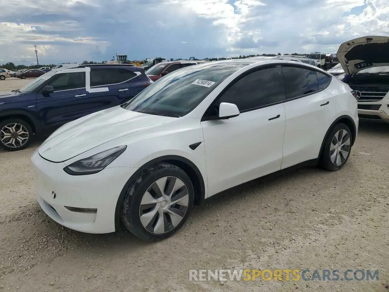 1 Фотография поврежденного автомобиля 5YJYGDEE4MF082719 TESLA MODEL Y 2021
