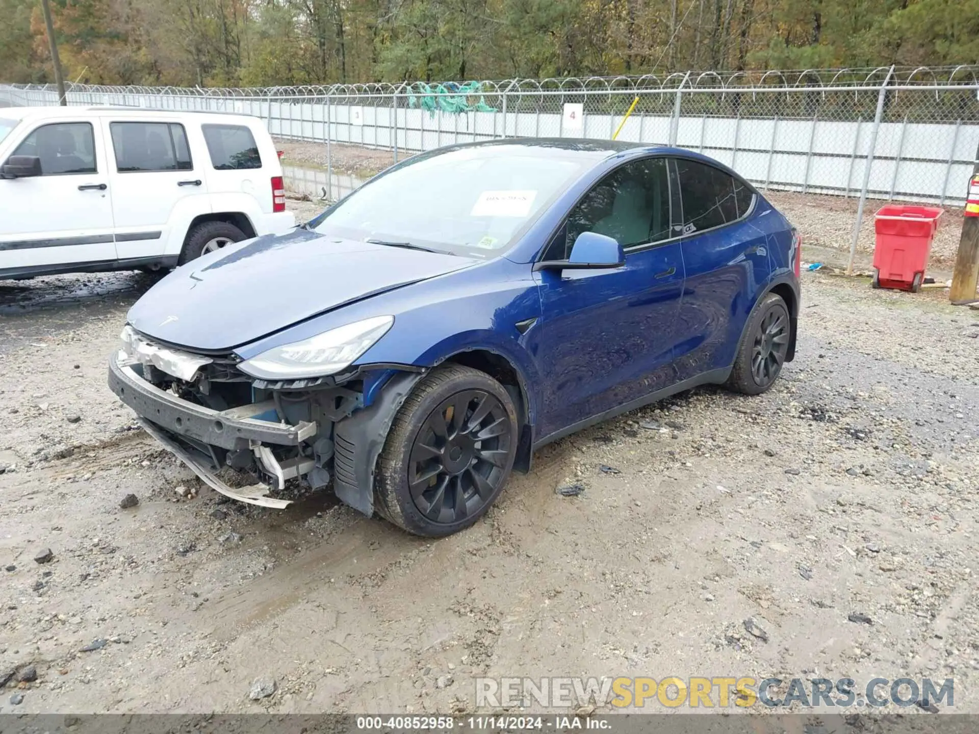 2 Фотография поврежденного автомобиля 5YJYGDEE4MF112351 TESLA MODEL Y 2021