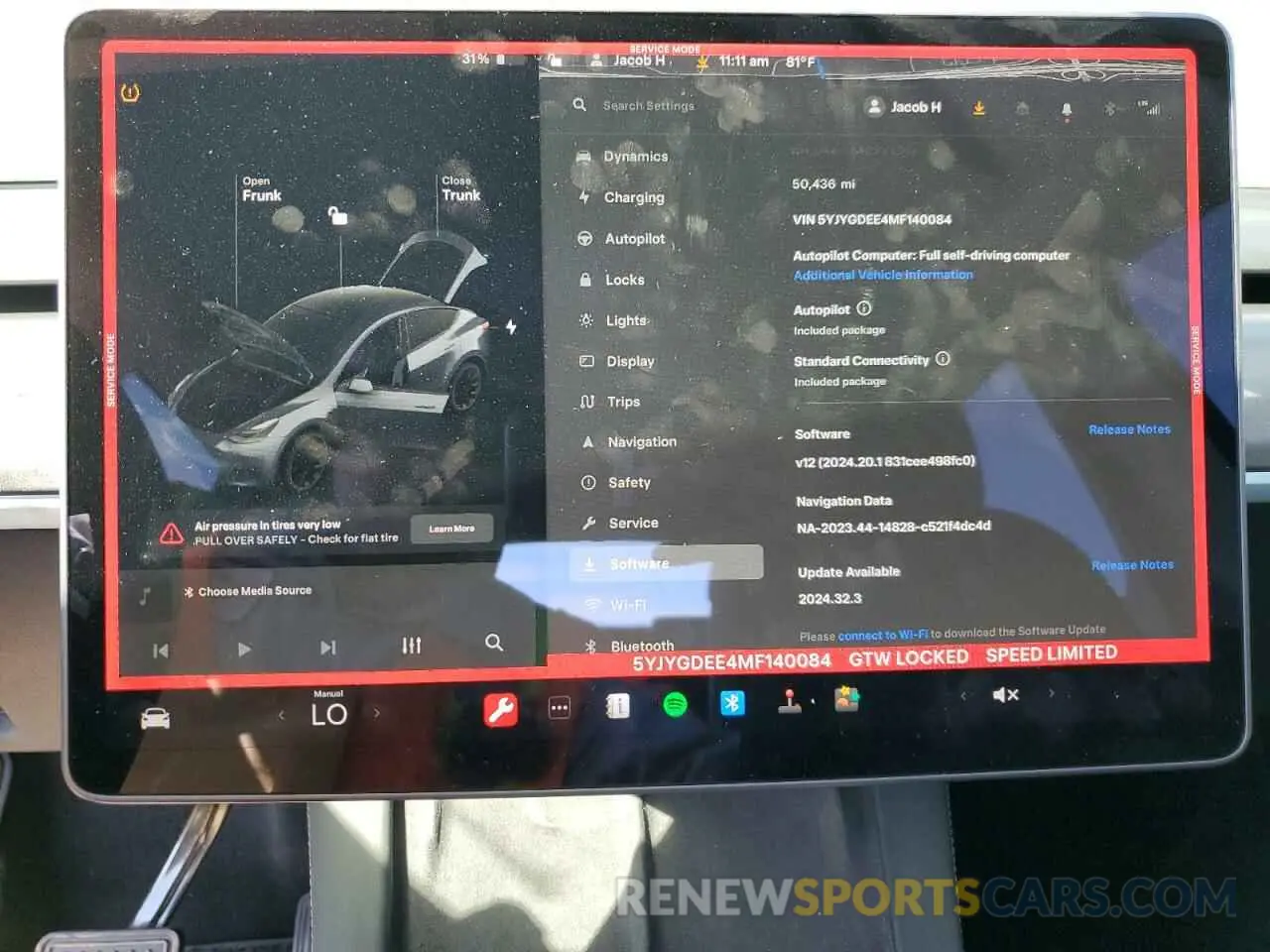 9 Фотография поврежденного автомобиля 5YJYGDEE4MF140084 TESLA MODEL Y 2021