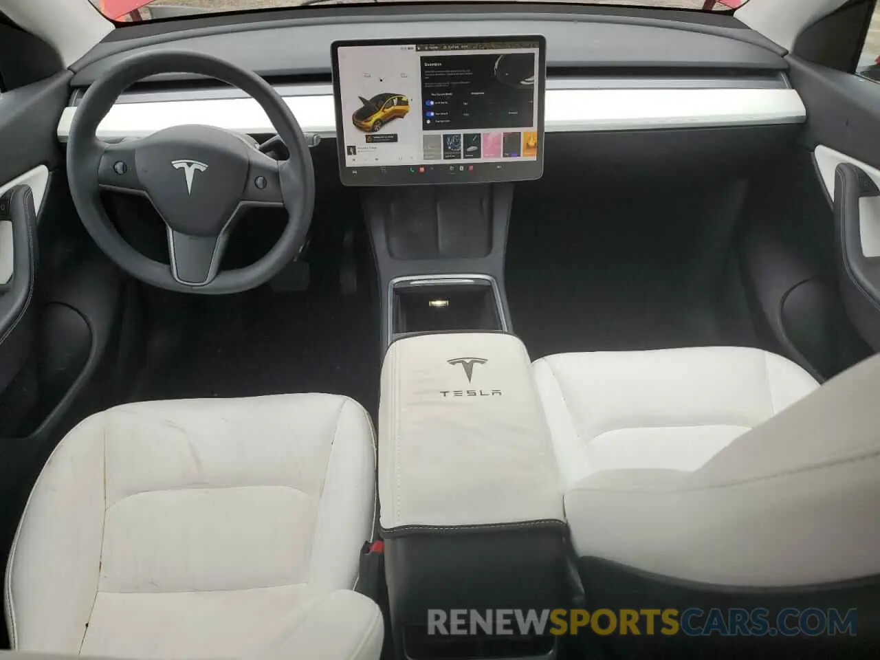 8 Photograph of a damaged car 5YJYGDEE4MF144152 TESLA MODEL Y 2021