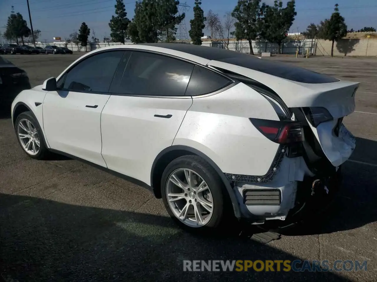 2 Фотография поврежденного автомобиля 5YJYGDEE4MF204219 TESLA MODEL Y 2021