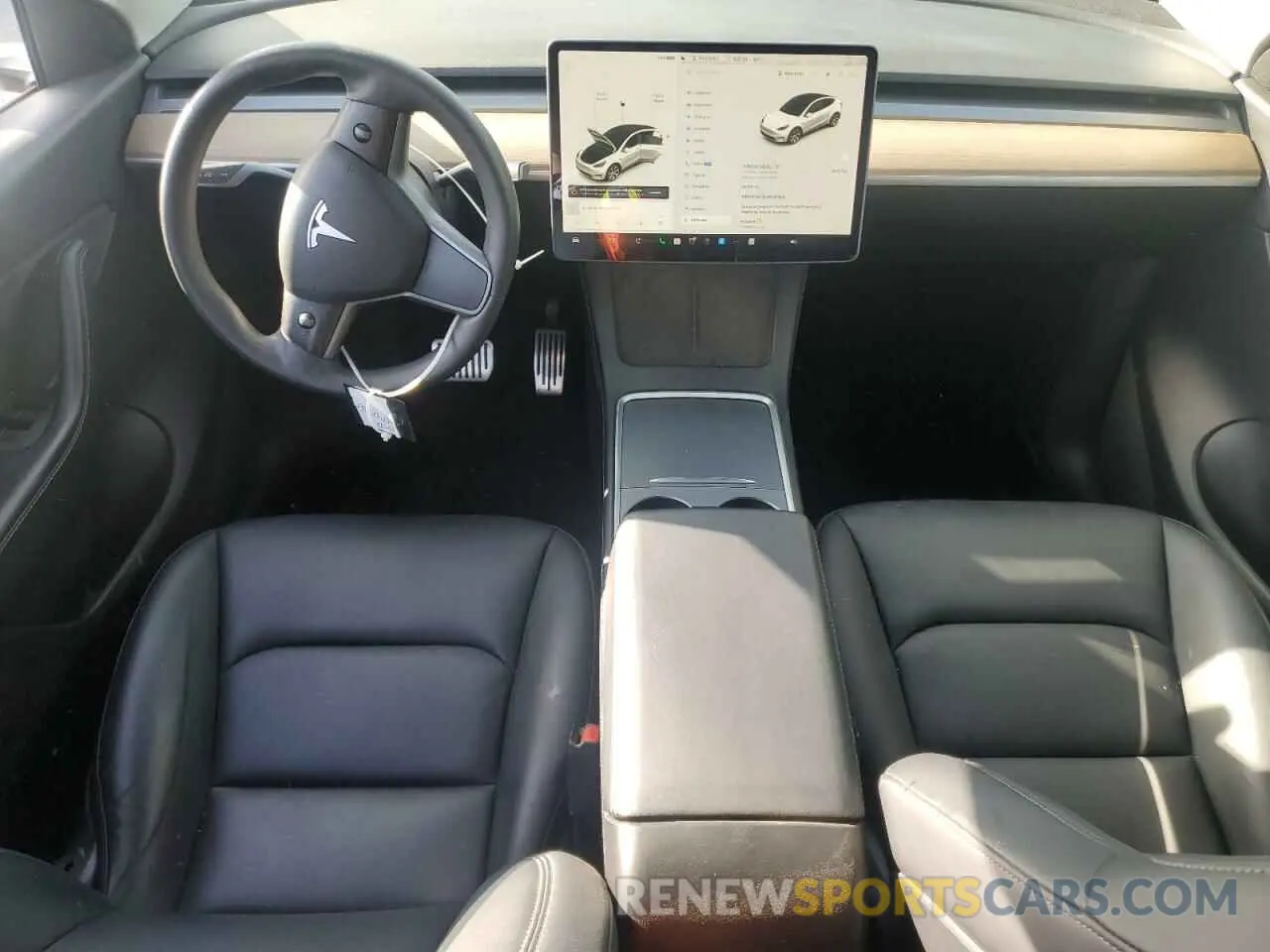 8 Фотография поврежденного автомобиля 5YJYGDEE4MF204219 TESLA MODEL Y 2021