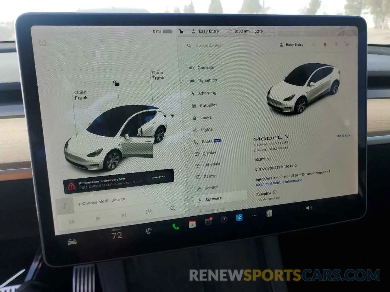 9 Фотография поврежденного автомобиля 5YJYGDEE4MF204219 TESLA MODEL Y 2021