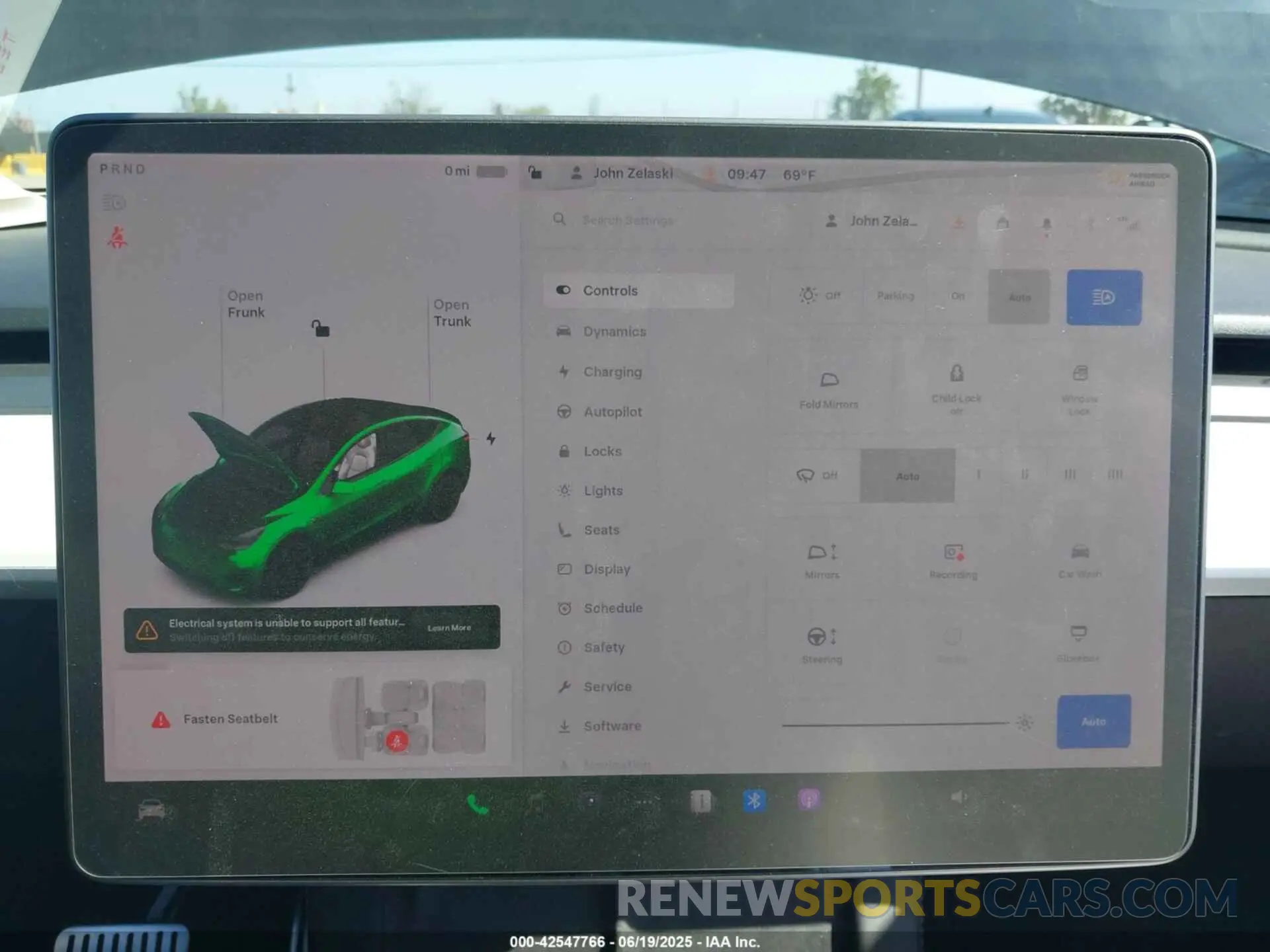 19 Фотография поврежденного автомобиля 5YJYGDEE4MF230965 TESLA MODEL Y 2021