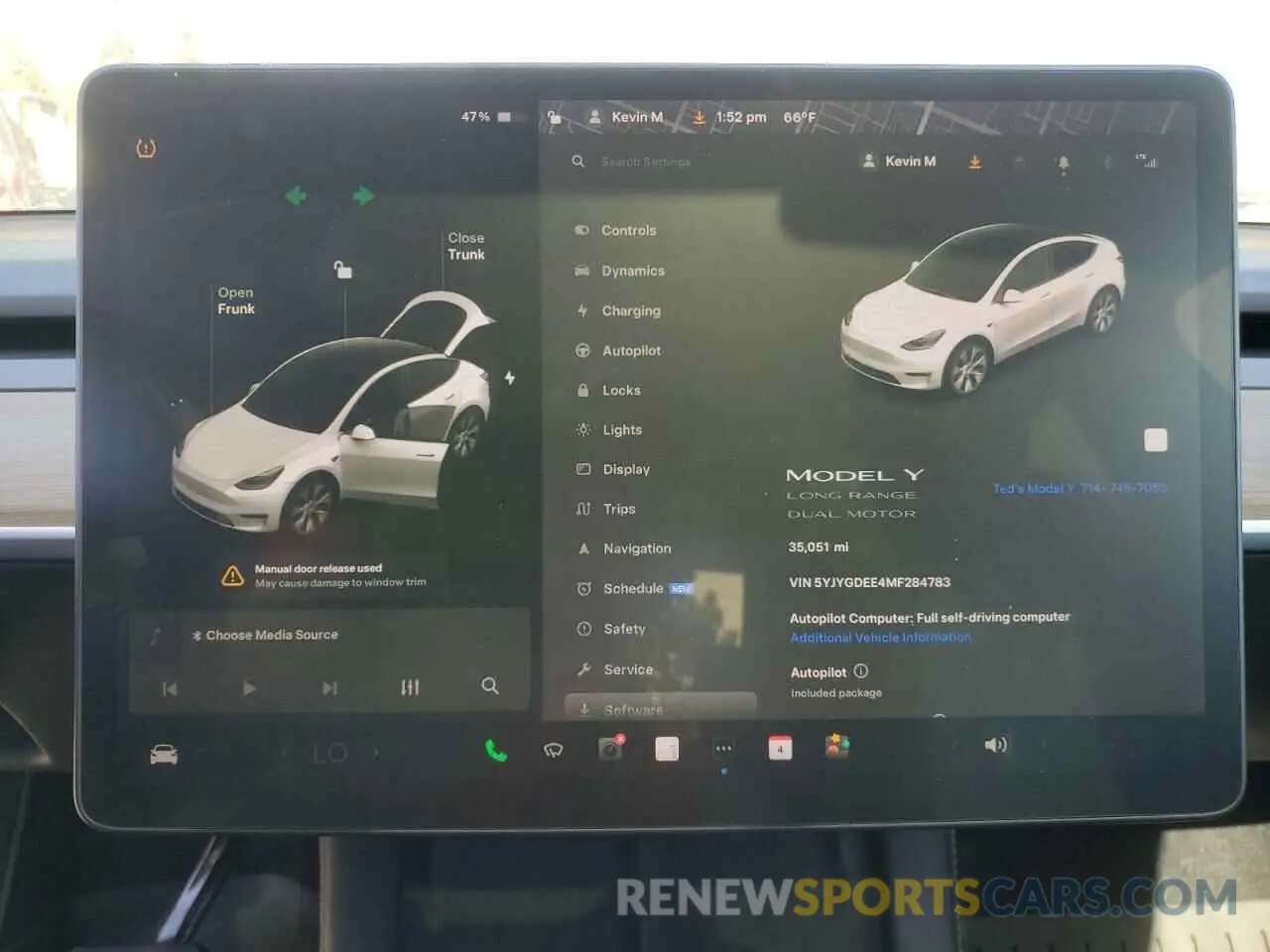 9 Photograph of a damaged car 5YJYGDEE4MF284783 TESLA MODEL Y 2021