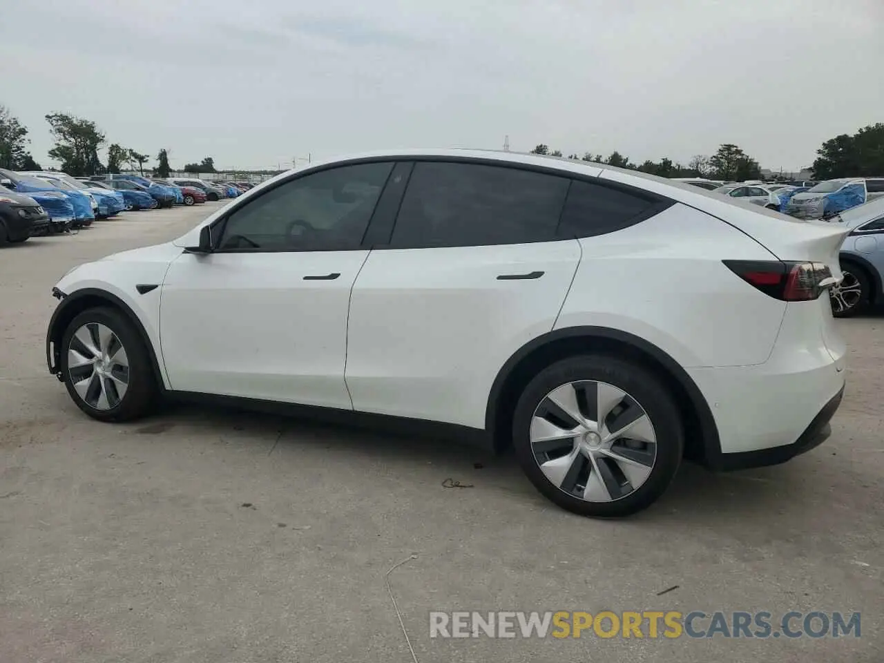 2 Photograph of a damaged car 5YJYGDEE4MF287327 TESLA MODEL Y 2021
