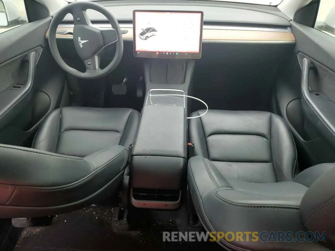 8 Photograph of a damaged car 5YJYGDEE4MF287327 TESLA MODEL Y 2021