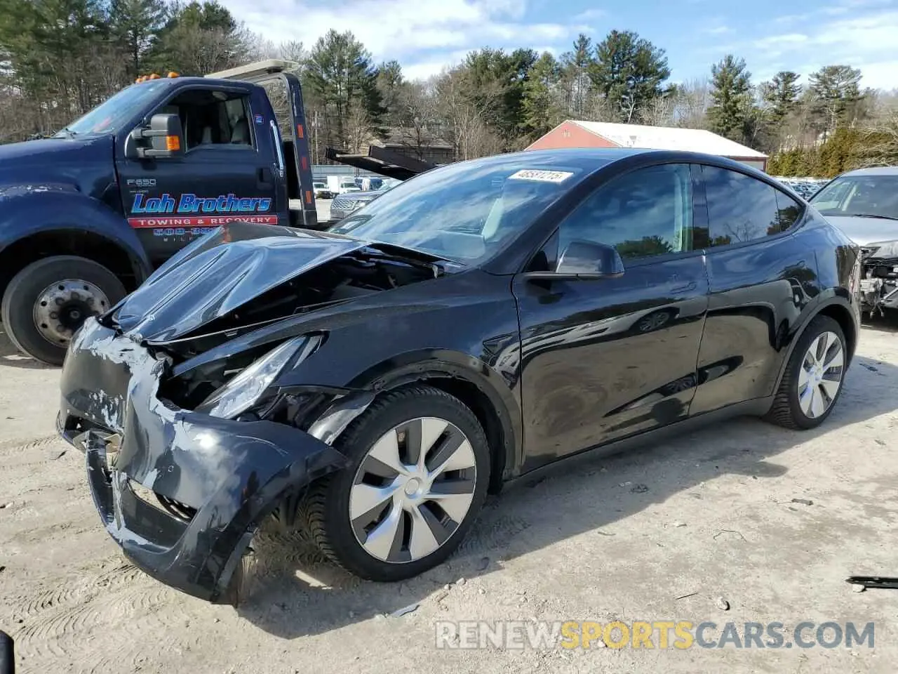 1 Фотография поврежденного автомобиля 5YJYGDEE5MF065024 TESLA MODEL Y 2021