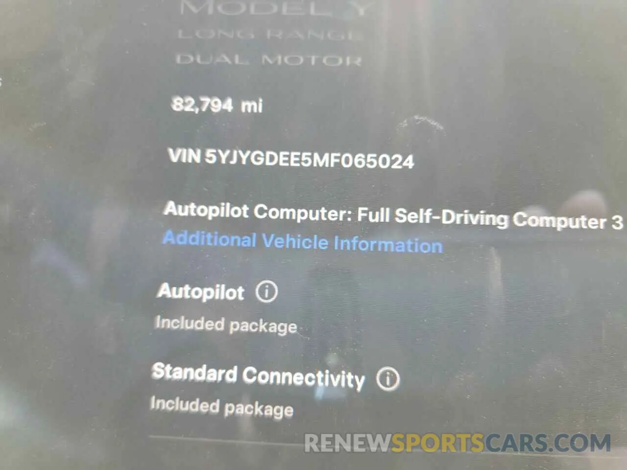9 Фотография поврежденного автомобиля 5YJYGDEE5MF065024 TESLA MODEL Y 2021