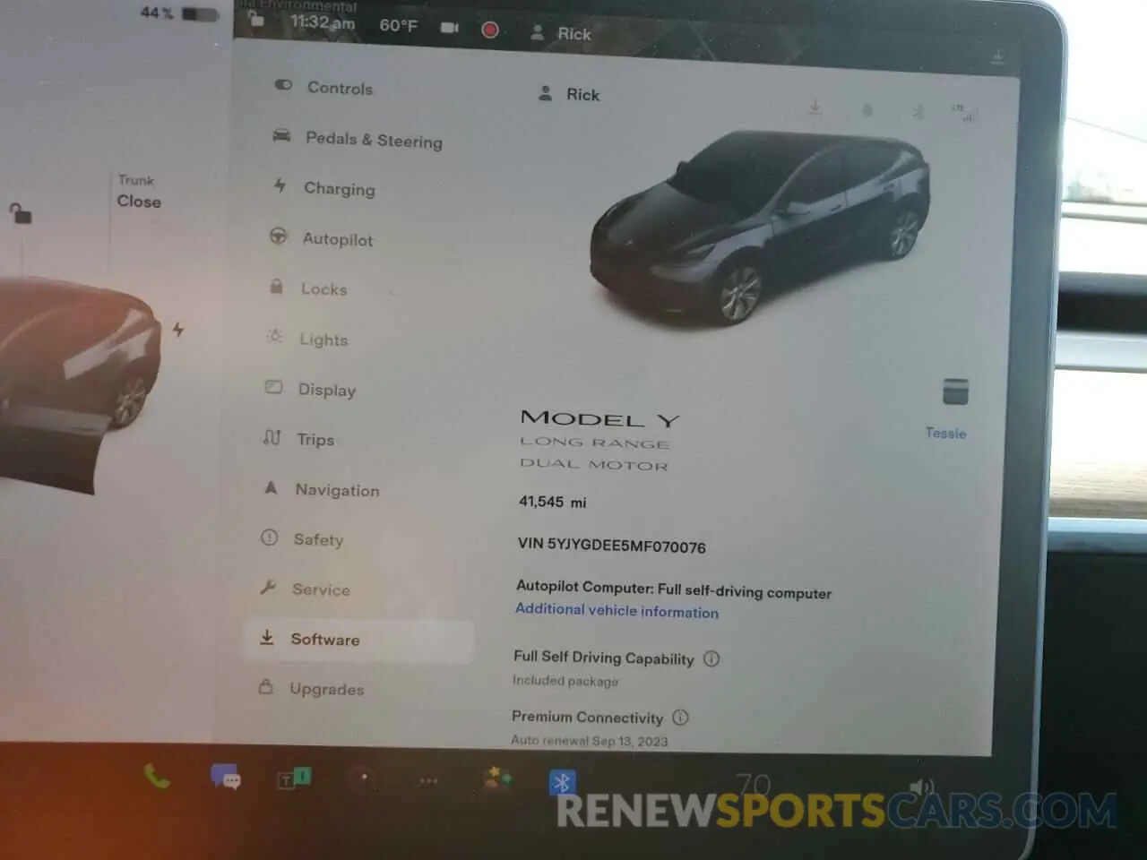 8 Photograph of a damaged car 5YJYGDEE5MF070076 TESLA MODEL Y 2021