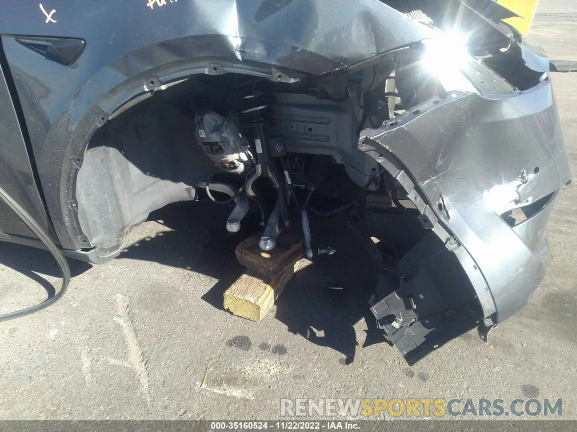 6 Фотография поврежденного автомобиля 5YJYGDEE5MF091168 TESLA MODEL Y 2021